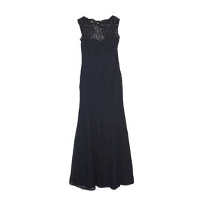 Navy Blue Lace Gown